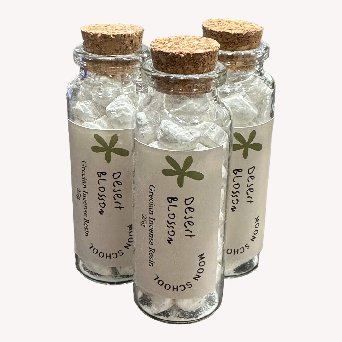 ube of Grecian Desert Blossom Incense Resin - a fragrant symphony from the heart of Greece. Immerse yourself in the captivating fragrance of this meticulously handcrafted resin. A Grade quality, crafted excellence, capturing the harmonious fusion of floral notes and subtle sweetness. Tube incense: 25g.