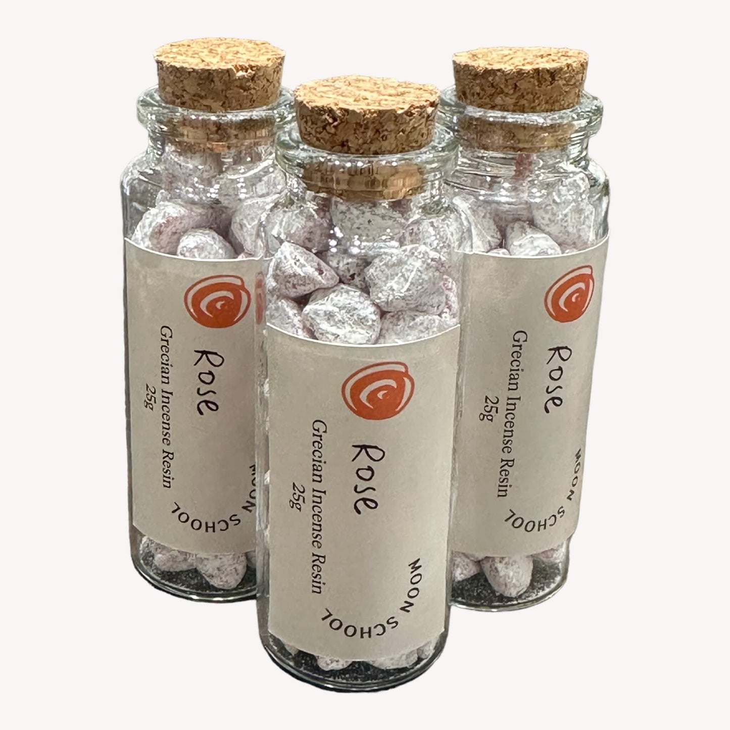 Tube of 'Rose' Incense Resin - Indulge in timeless elegance with this A Grade treasure handcrafted in Greece. Each resin bead captures the essence of the region's rich floral heritage. Floral aromatherapy, delicate potency. Tube incense: 25g.